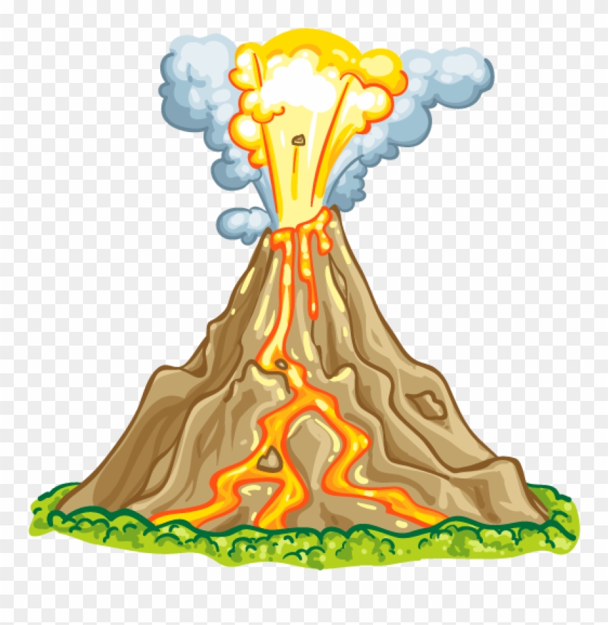 Volcano - Volcano And Parts Png Clipart