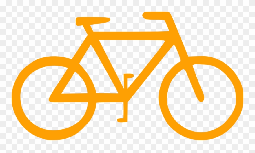 Bicycle Black White Line Art 999px 50 - Bicycle Sign Vector Clipart