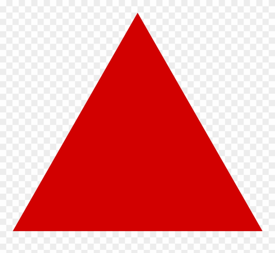 Volcano Clipart Triangle - Red Arrow Up - Png Download