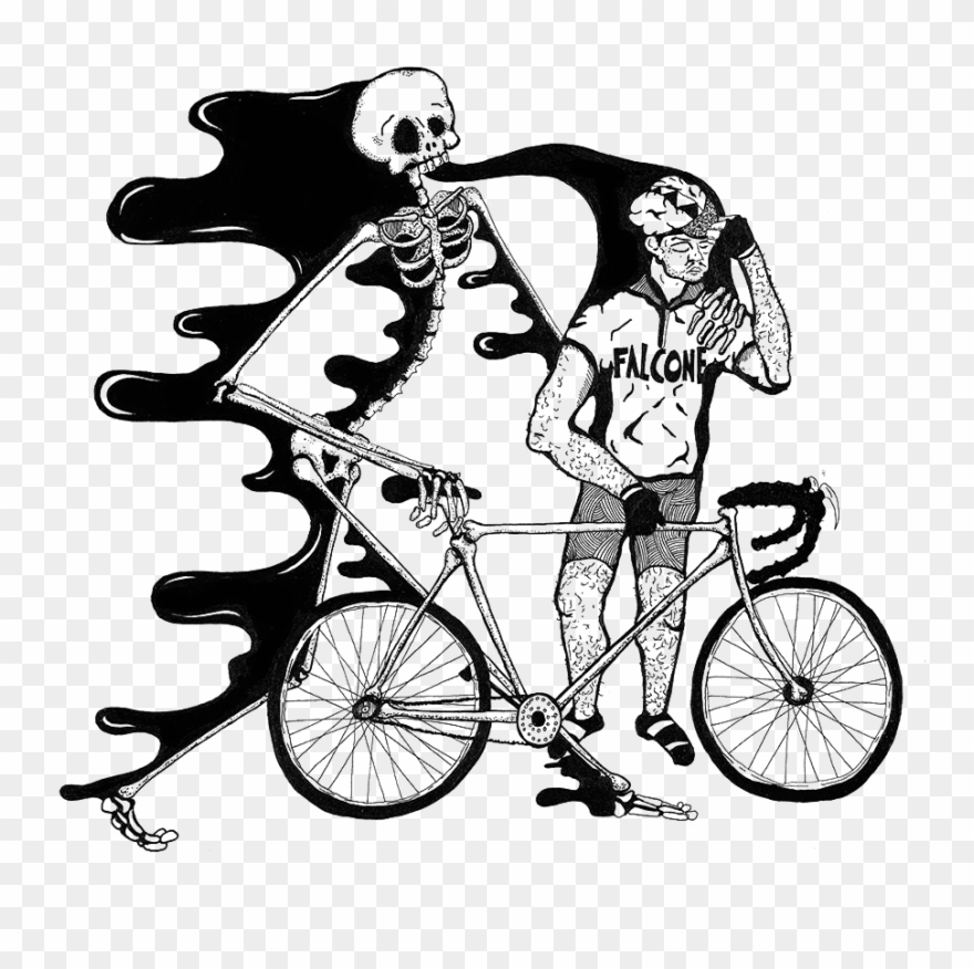 People Die Every Day Cycling In Big Cities, Especially - Bicicleta Y Muerte Clipart
