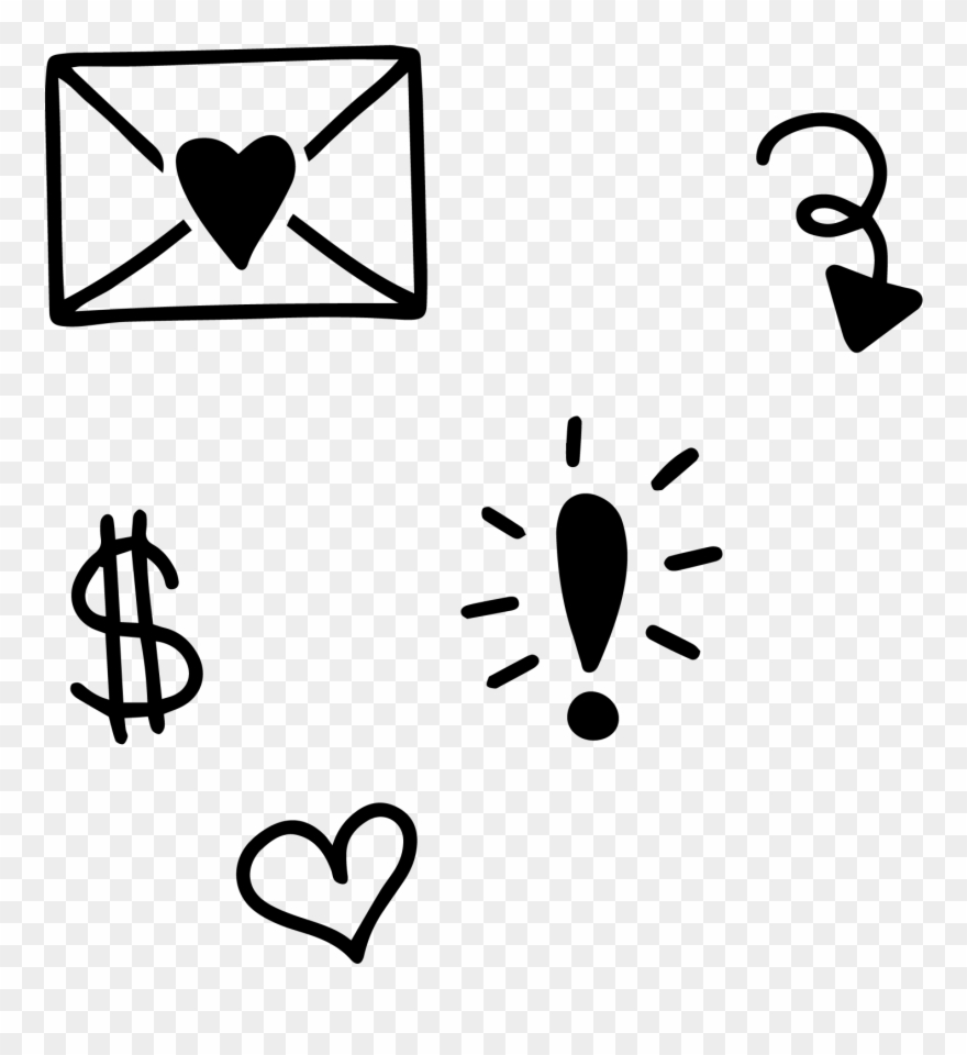 All 5 Designs - Procreate Planner Stamps Free Clipart