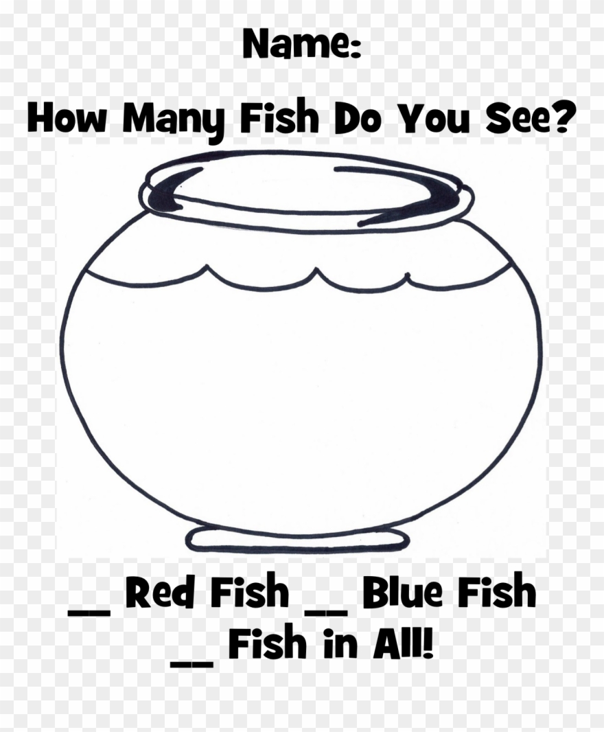 The Cat In The Hat - Fishbowl Template Clipart