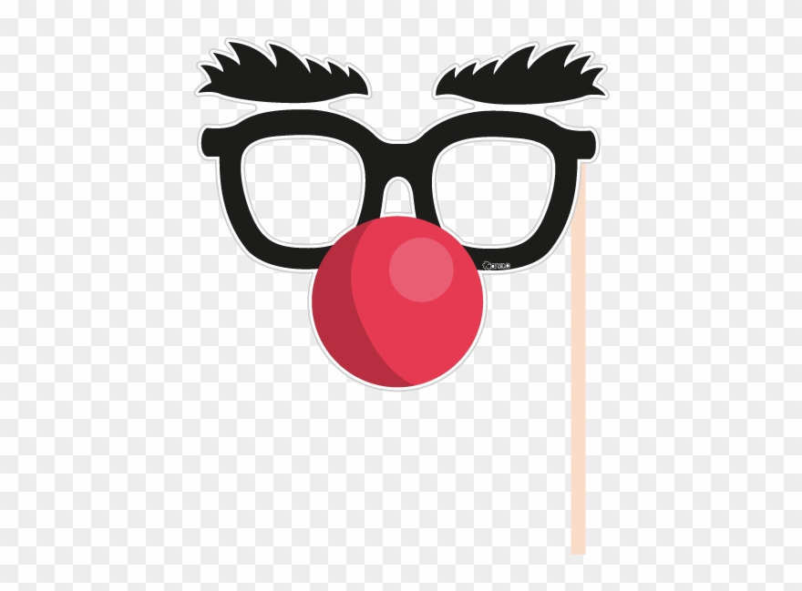 Clipart Glasses Photo Booth - Transparent Background Photo Booth Props Png