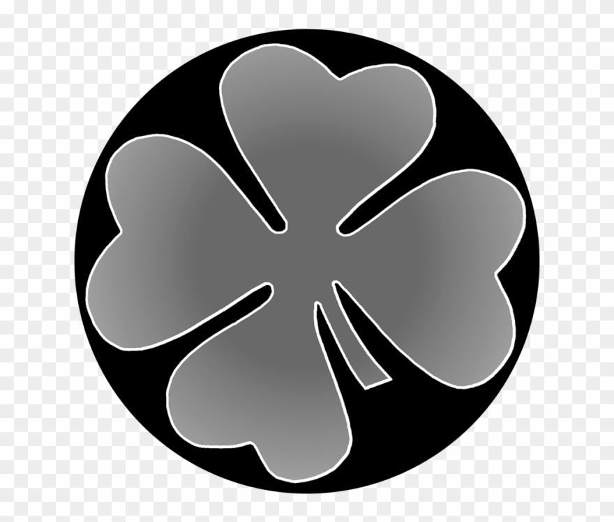 Four Leaf Clover Too - Emblem Clipart