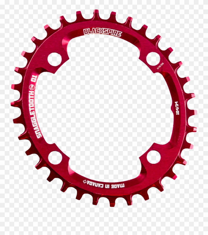 Snaggletooth O1 Oval 104bcd Chainrings - Blackspire Snaggletooth Narrow Wide Oval Chainring Clipart