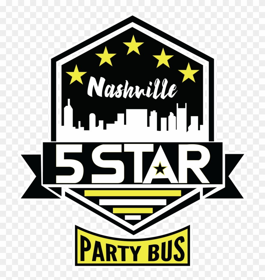 Nashville 5 Star Party Bus Tours - 5 Star Party Bus Of Nashville Clipart