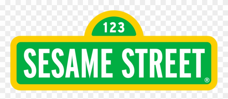 123 Sesame Street Sign Clipart