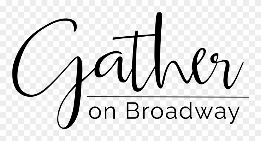 Gather On Broadway Gather On Broadway - Return Address Stamp Style-29 - Hautepapier Clipart