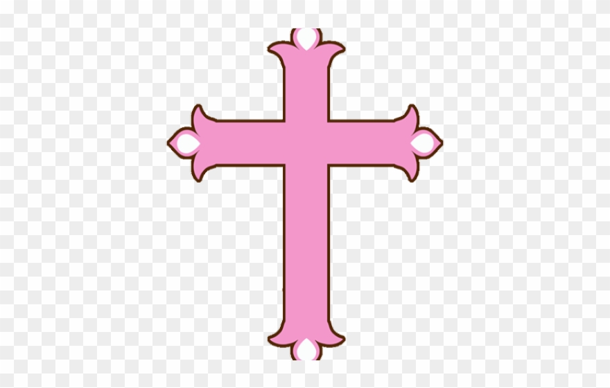 Holy Cross Pink Cross Clipart