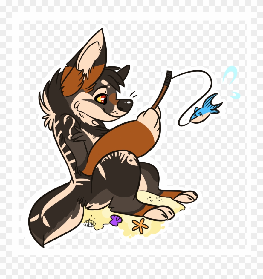 Gone Fishing - Cartoon Clipart
