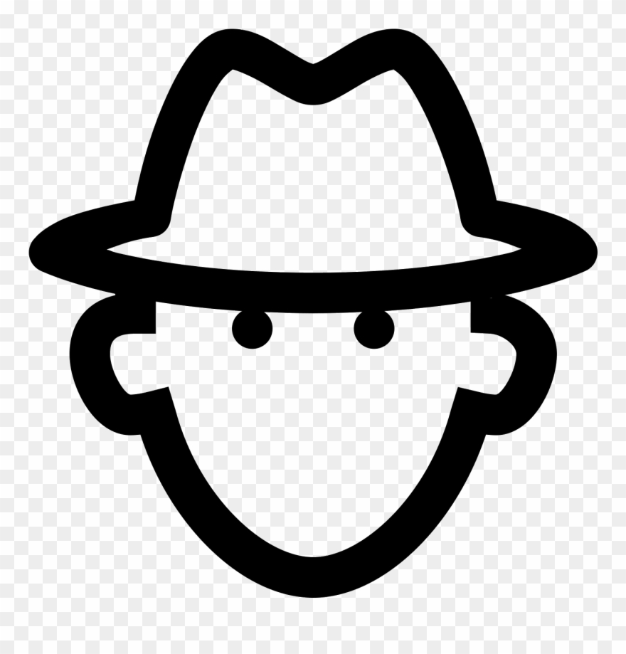 The Image If Of A Person With No Face - Icon Clipart