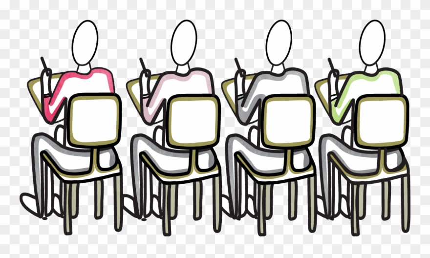 Note Clipart Note Taking - Students Taking Notes Clipart - Png Download