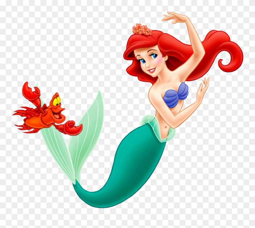 Invitation Clipart Mermaid - Little Mermaid - Png Download