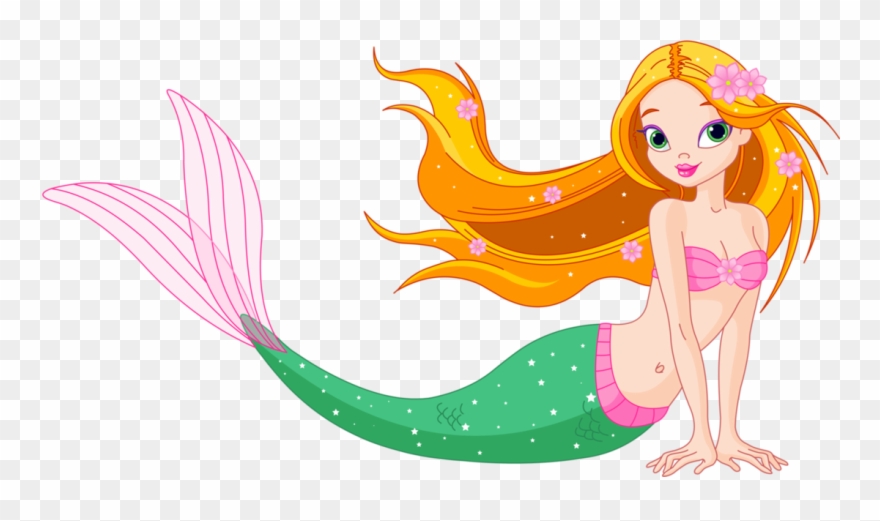 Disk Mermaid Vector, Views Album, Under The Sea, Clip - Imagenes De Sirenas Animadas - Png Download