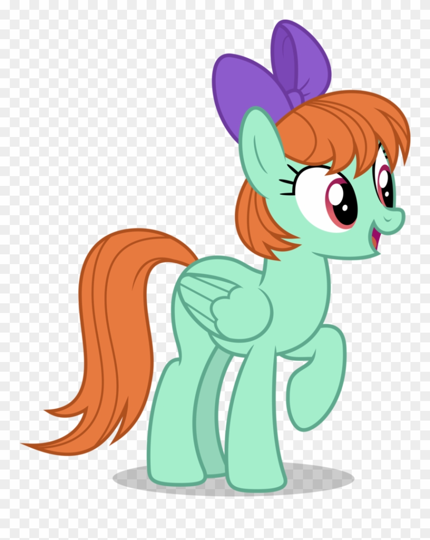 Absurd Res Artist Luckreza Bow Hair - My Little Pony Patty Peppermint Clipart