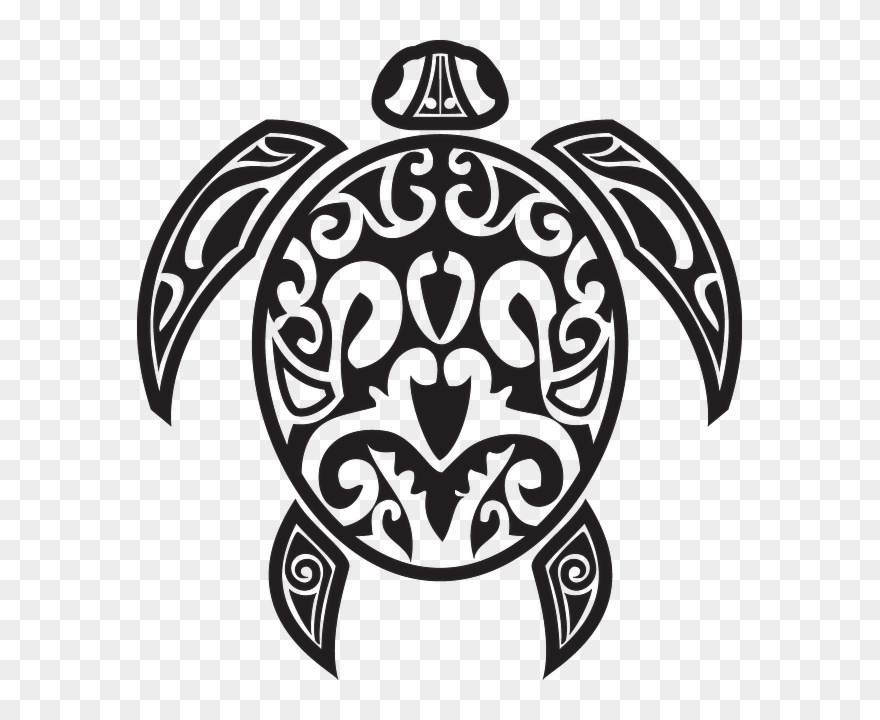 Totem Drawing Turtle - Native American Drawings Easy Clipart