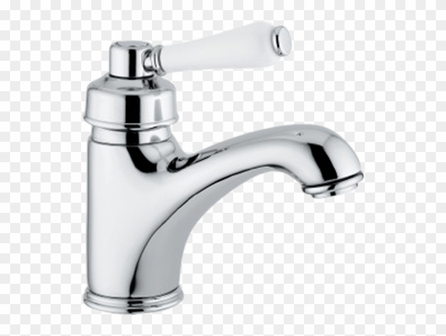Tap Clipart Bathroom Tap - Traditional Basin Mixer Tap - Png Download