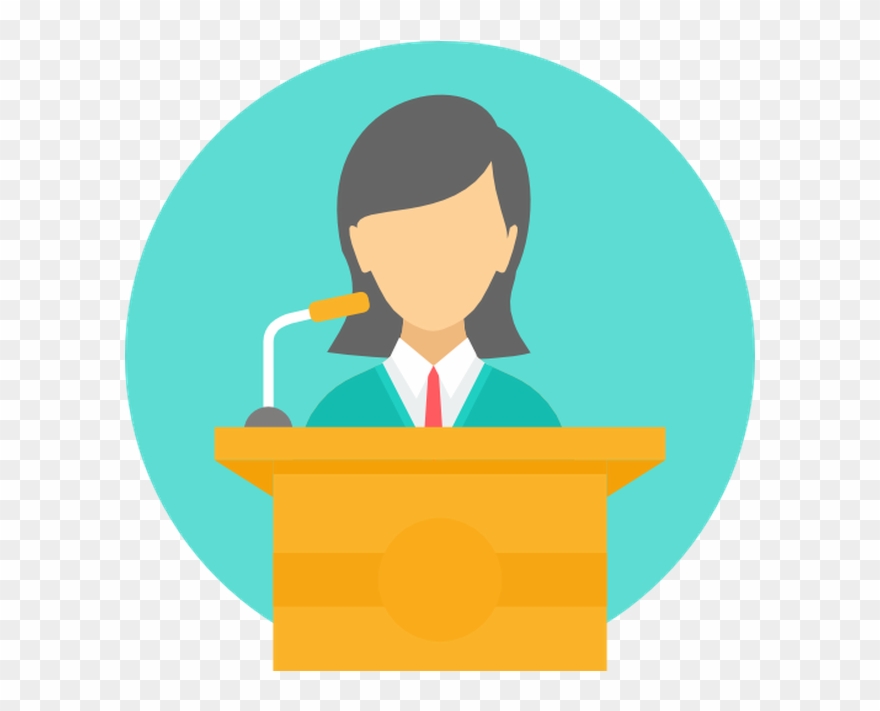 Interview Clipart Vector - Speaker Icon - Png Download