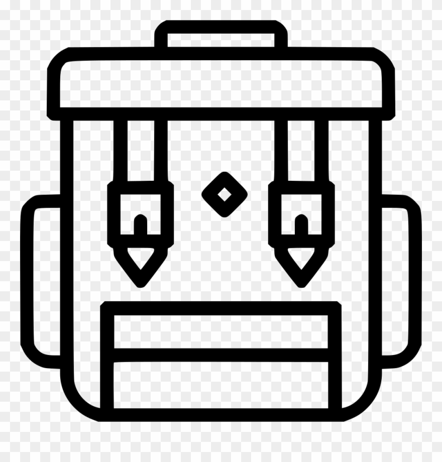 Camping Backpack Comments - Vector Graphics Clipart