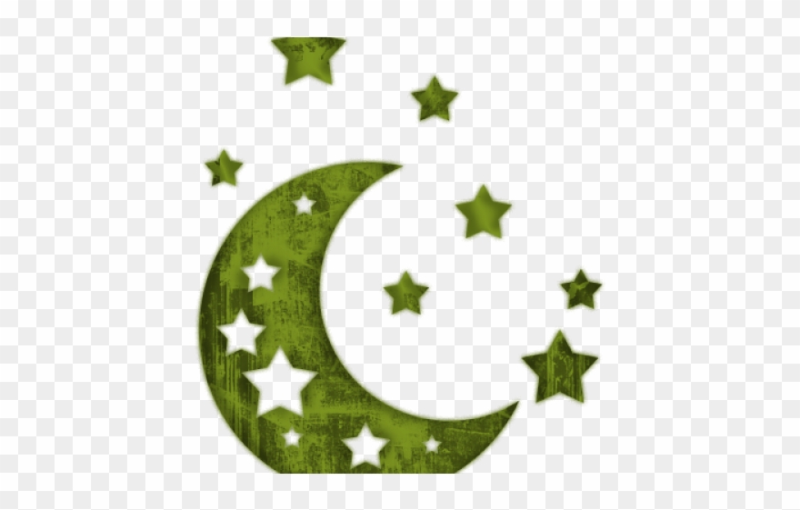 Moon Clipart Clear Background - Moon And Stars Transparent - Png Download