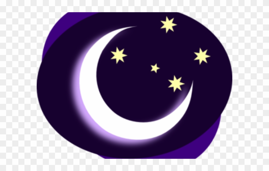 Moon Clipart Night Time - Late Night Clipart - Png Download