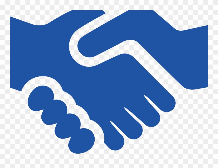 Hands Shaking Picture - Shaking Hands Clipart Blue - Png Download