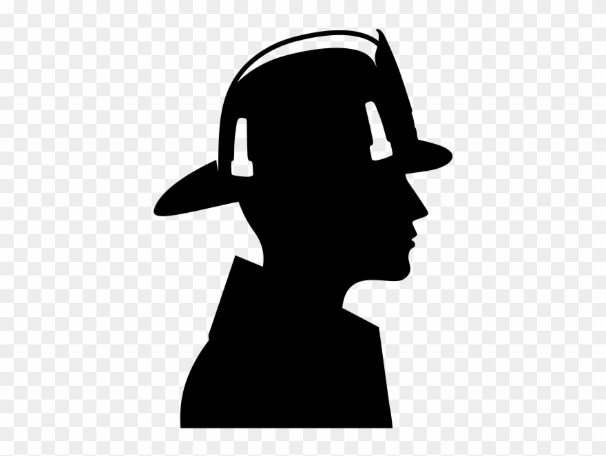 Firefighter Rubber Stamp - Firefighter Icon Clipart