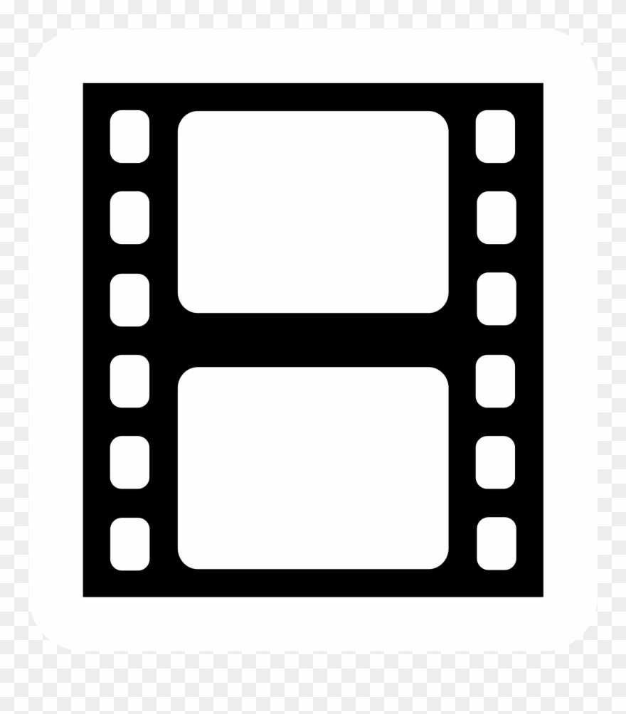 File High Contrast Video X Generic Svg - Watch Movie Icon Png Clipart