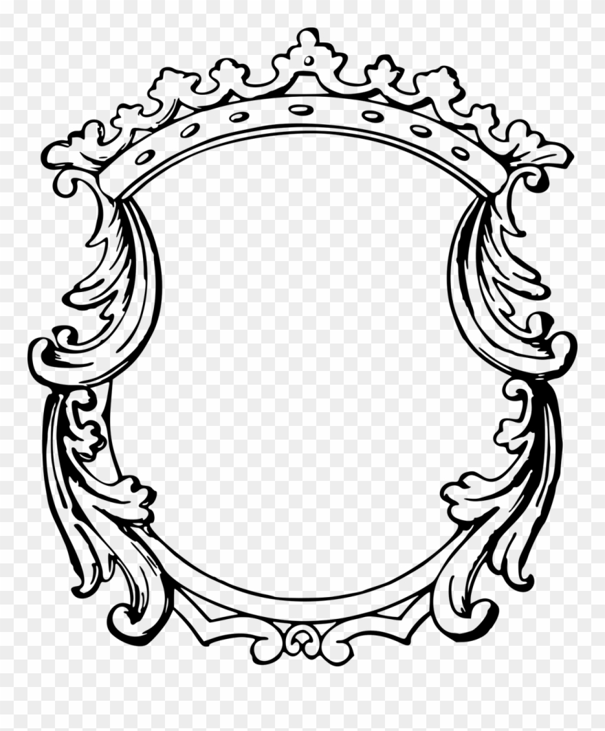Picture Frames Download Computer Icons - Transparent Crown Border Clipart