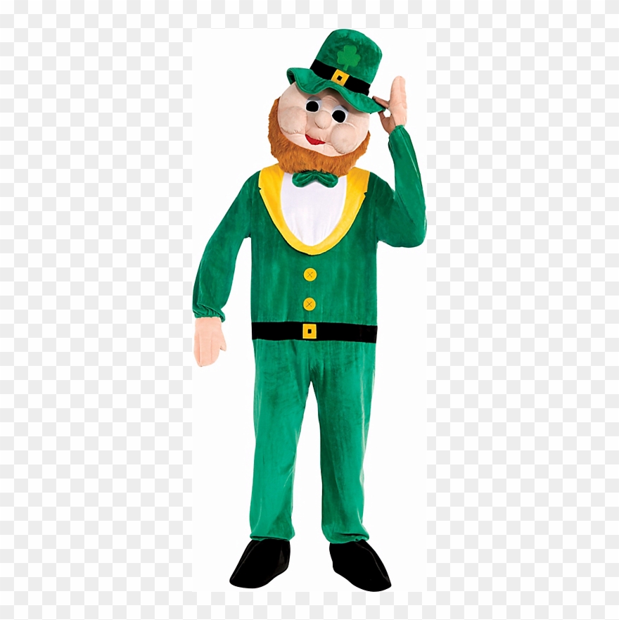 Rise And Shine - Halloween Leprechaun Mascot Costume Clipart