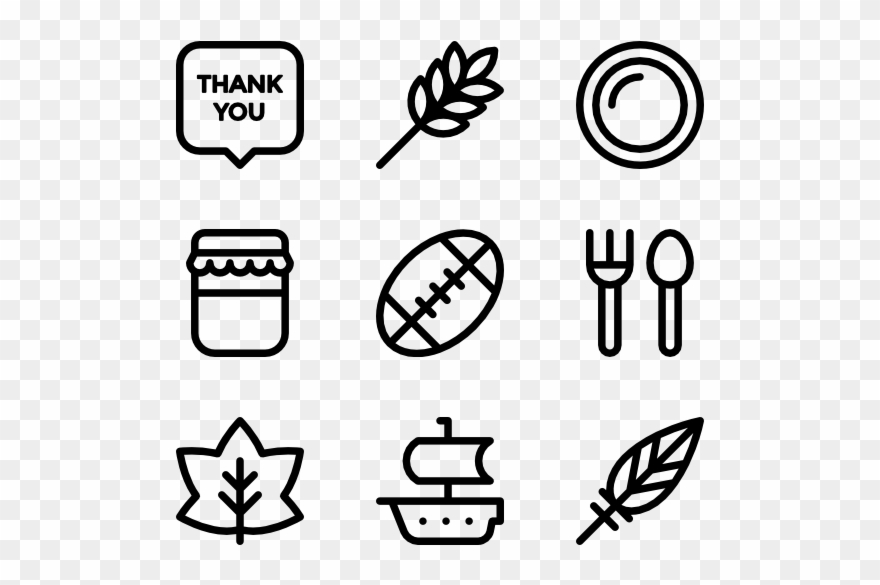 Thanksgiving - Hobbies Icon Png Clipart