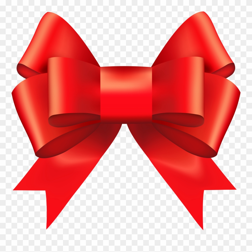 Red Bow Clip Art - Png Download