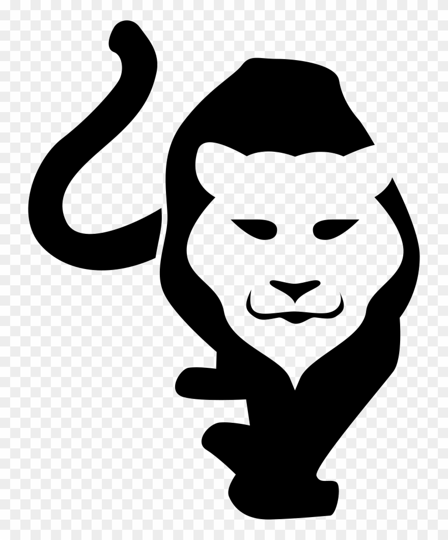 Png File - Silueta De Cara De Tigre Clipart
