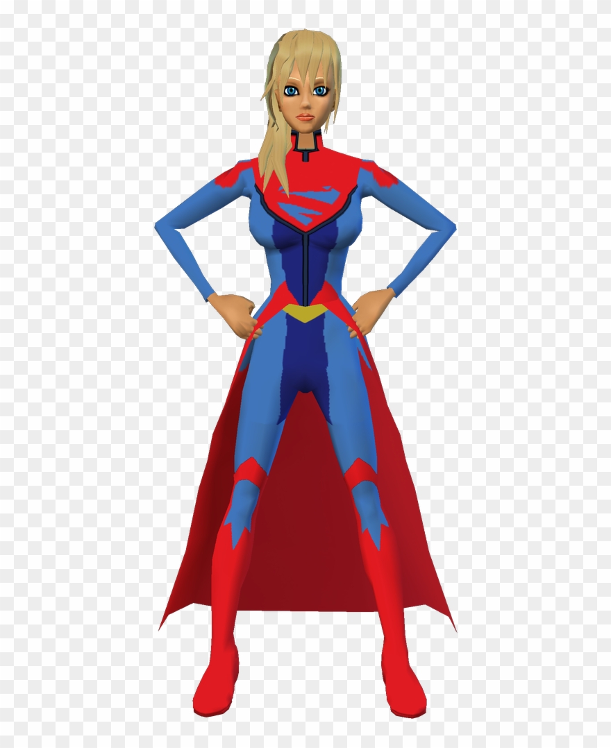 Argo El Supergirl - Costume Clipart