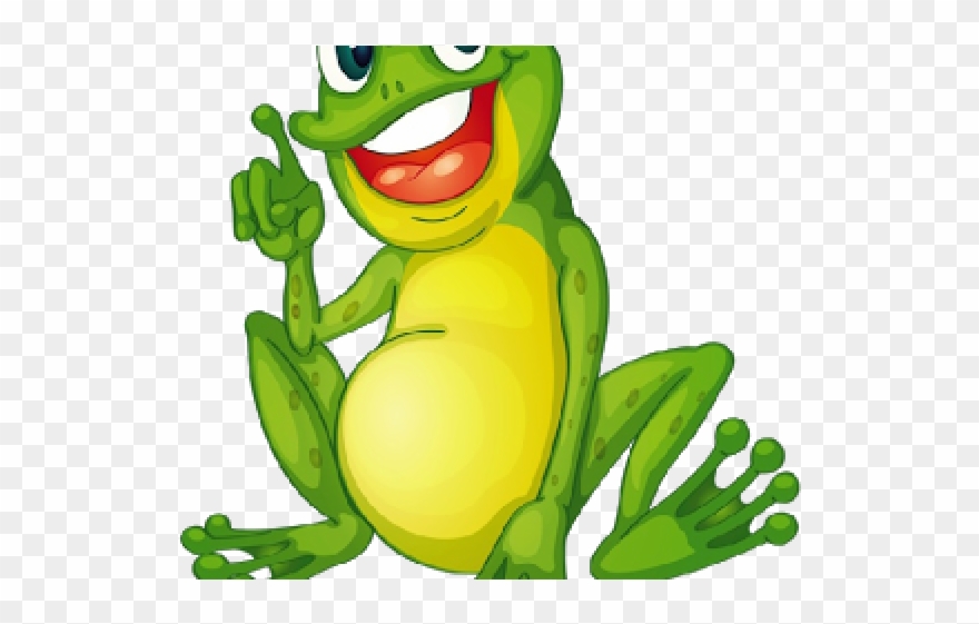 Green Frog Clipart Frof - Frog - Png Download
