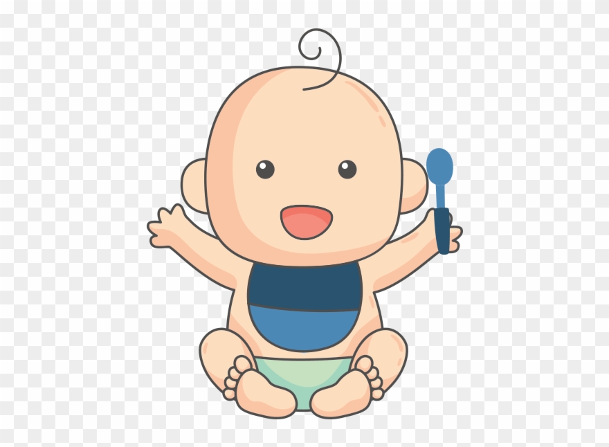 Baby Food - Caricatura De Un Bebe Clipart