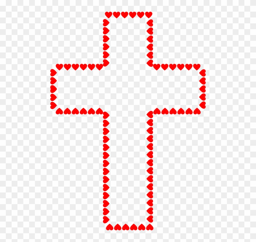All Photo Png Clipart - Hearts And Cross Transparent Png