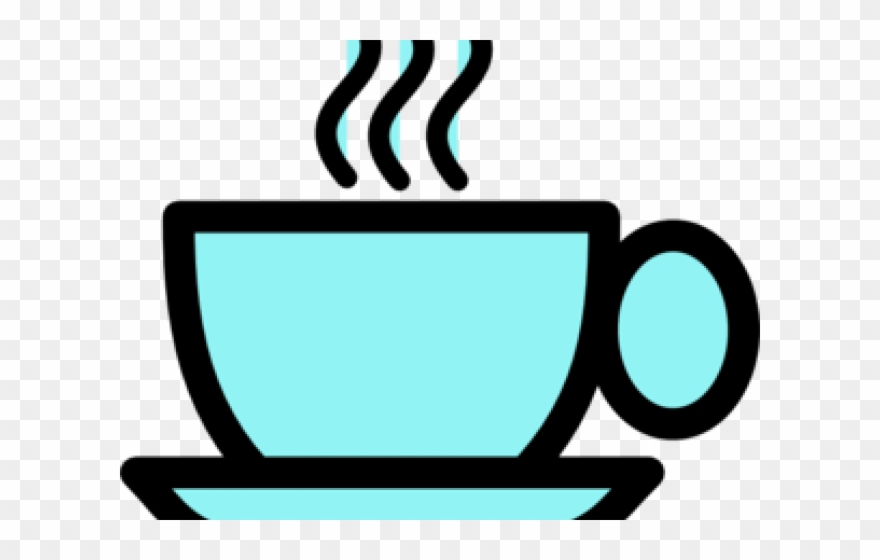 Cup Clipart Blue Cup - Simple Coffee Cup Drawing - Png Download