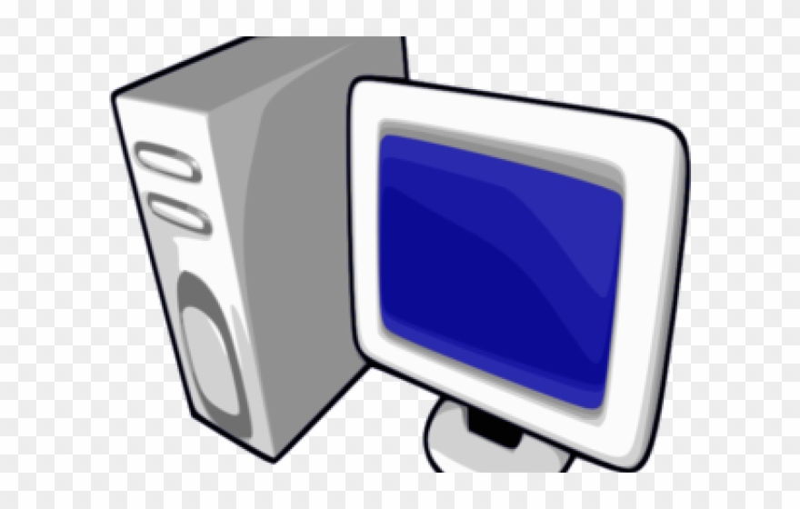 Computer Pc Clipart Royalty Free - Computer Vector - Png Download