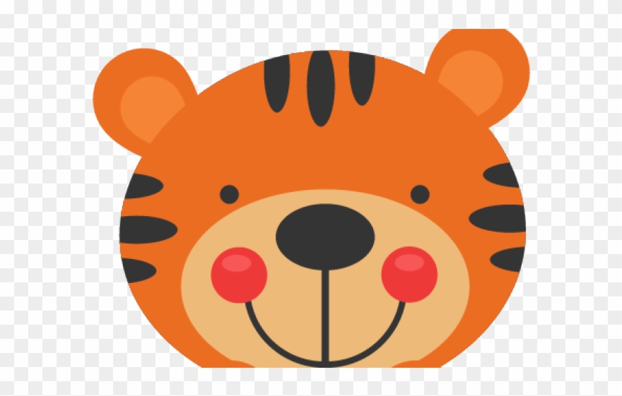 Cute Tiger Clipart - Cute Clipart Animal Png Transparent Png
