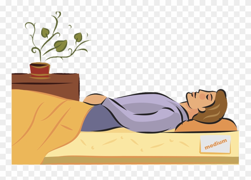 Sleep Mattress Clip Art A Woman Who - Illustration - Png Download