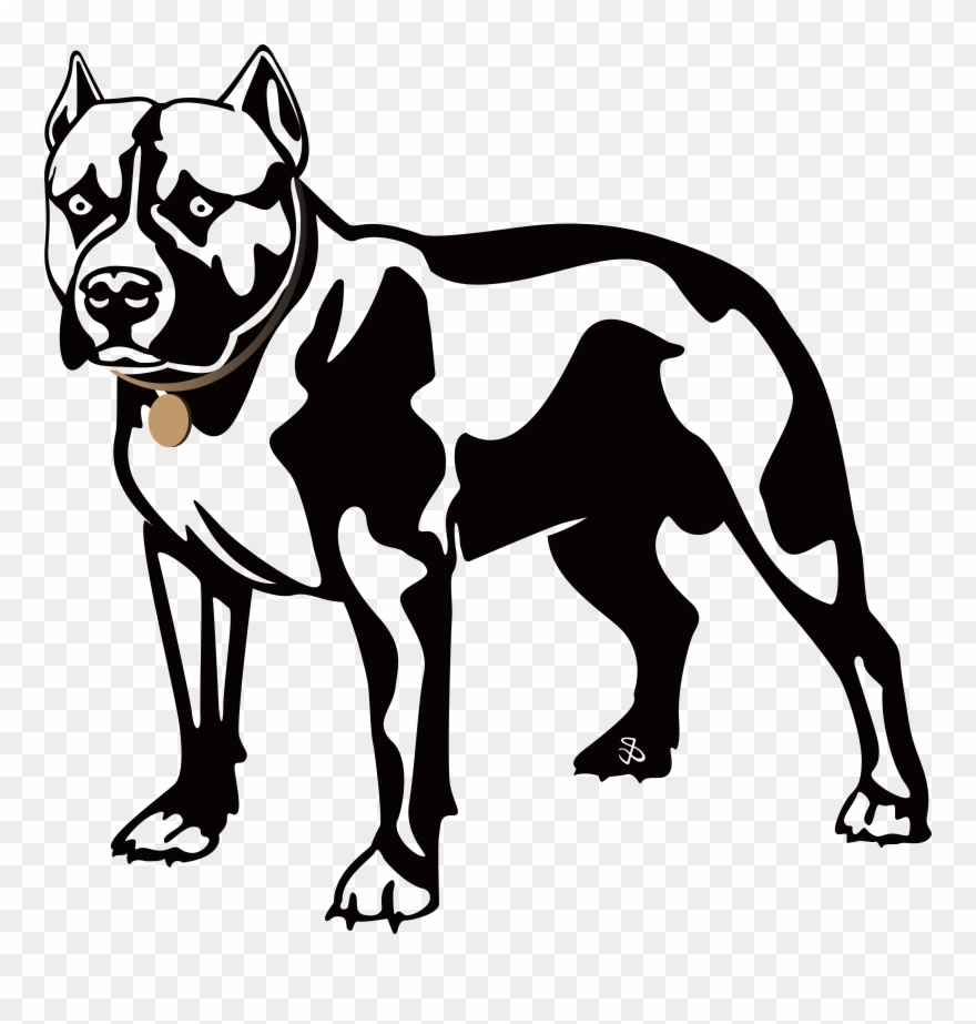 Svg Free Download Boxing Drawing Bull Dog - Clip Art Pitbull Dog - Png Download