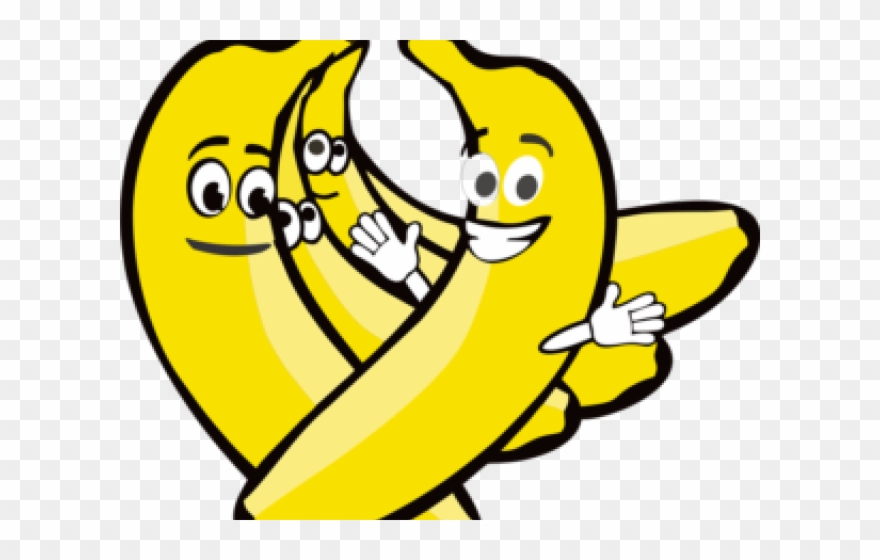 Smiley Clipart Banana Banana With Face Png Transparent Png (958999