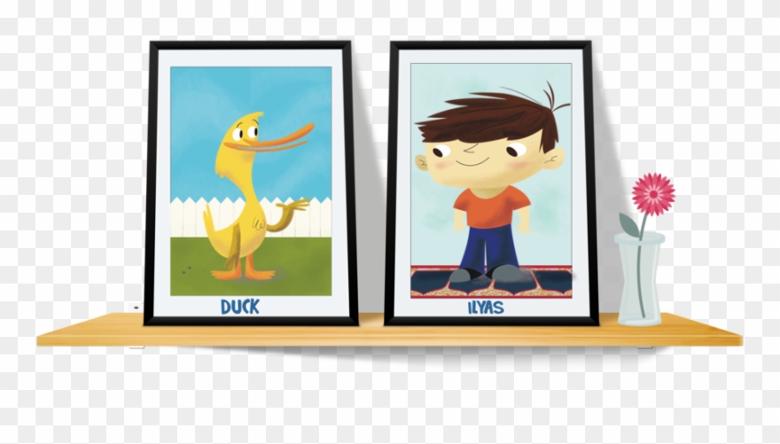 Characters Shelf - Character Clipart