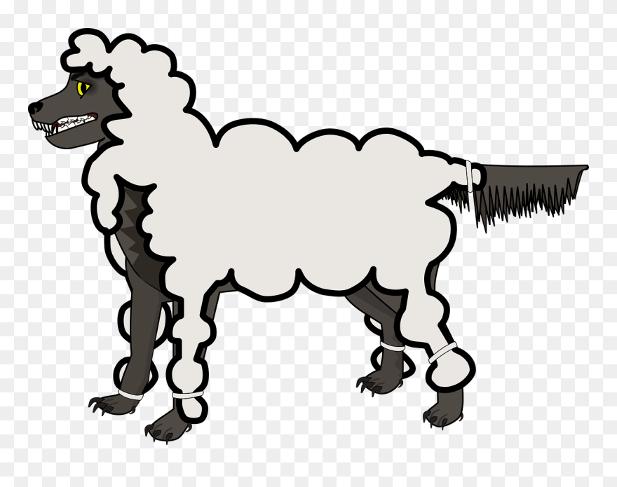 15 Beware Of False Prophets, Which Come To You In Sheep's - Wolf In Sheep's Clothing Clipart - Png Download