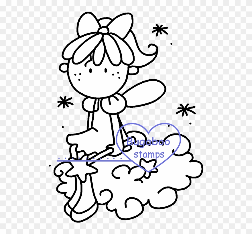 Wee One Fairy - Drawing Clipart