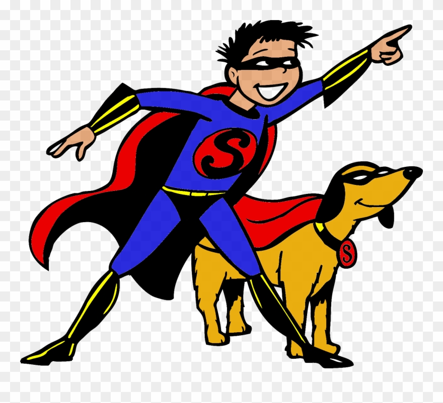 Rockingham Free Public Library Superhero - Cartoon Clipart