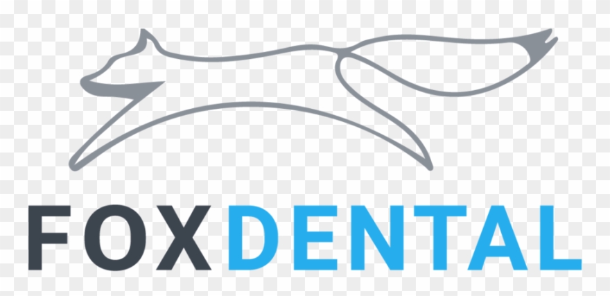 Fox Dental Footer Logo - Whites Only Colored Only Signs Clipart