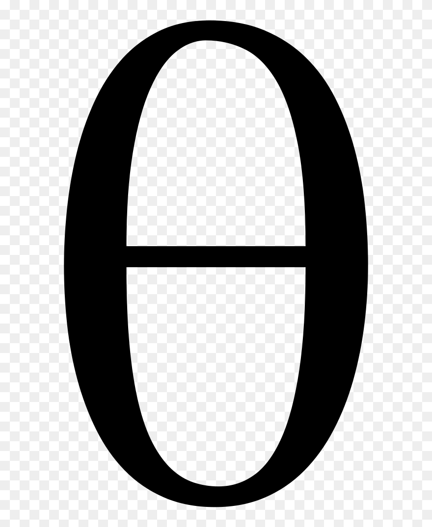 Voiceless Dental Fricative - Th Sound Symbol Clipart