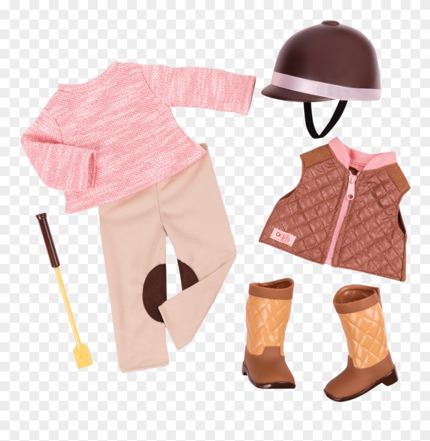 Riding In Style - Cloth Our Generation Dolls Clipart